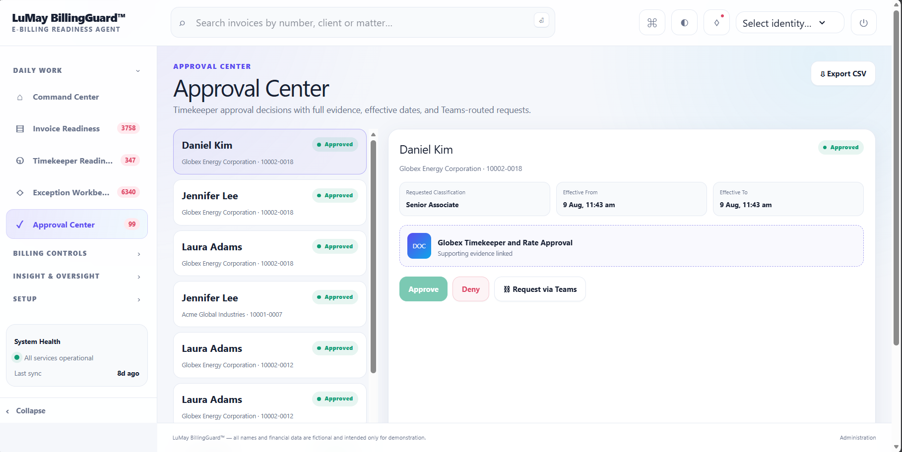 BillingGuard approval center